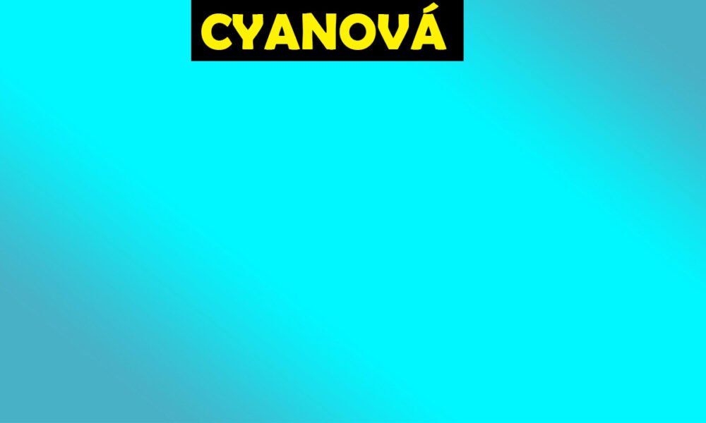 Cyanová