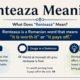 Renteaza Meaning