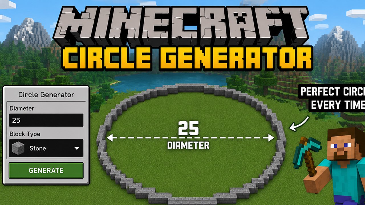 Minecraft Circle Generator
