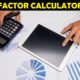 Factor Calculator