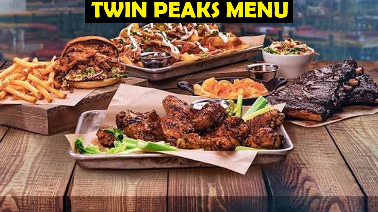 Twin Peaks Menu