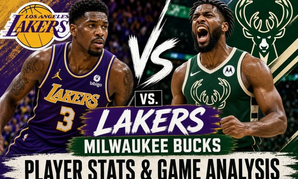 Lakers vs Milwaukee Bucks Match Player Stats