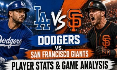 Dodgers vs San Francisco Giants Match Player Stats