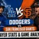 Dodgers vs San Francisco Giants Match Player Stats
