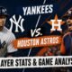 New York Yankees vs Houston Astros Match Player Stats