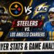 Pittsburgh Steelers vs Chargers Match Player Stats