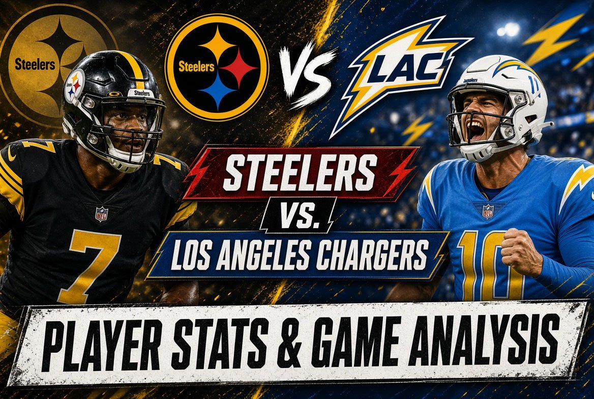 Pittsburgh Steelers vs Chargers Match Player Stats