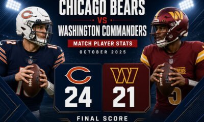 Chicago Bears vs Washington Commanders Match Player Stats